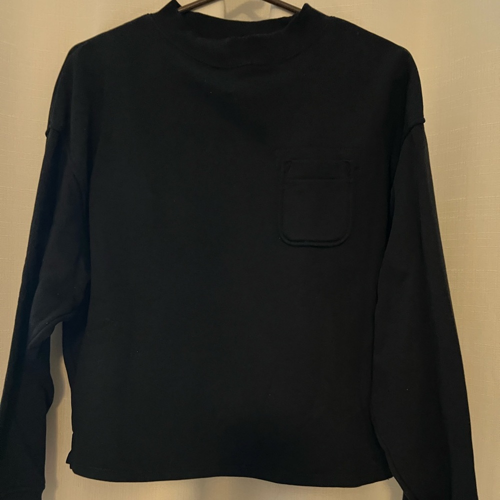 Old Navy Boxy Sweatshirt with Chest Pocket - Size Medium